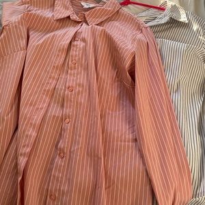 Time and tru size Xl womens button down long sleeve tops